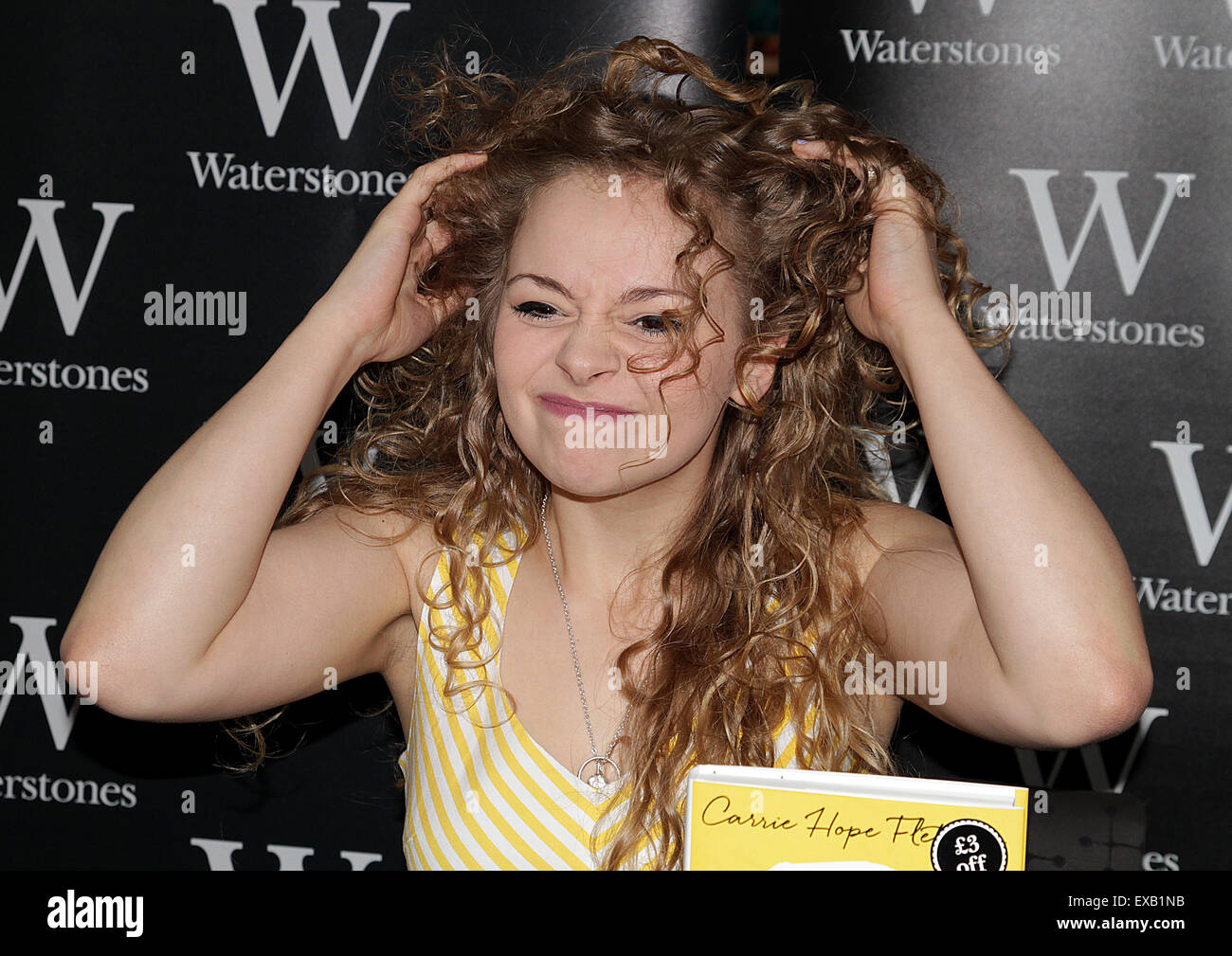 Carrie Hope Fletcher signs copies of her new book 'All I Know Now' at