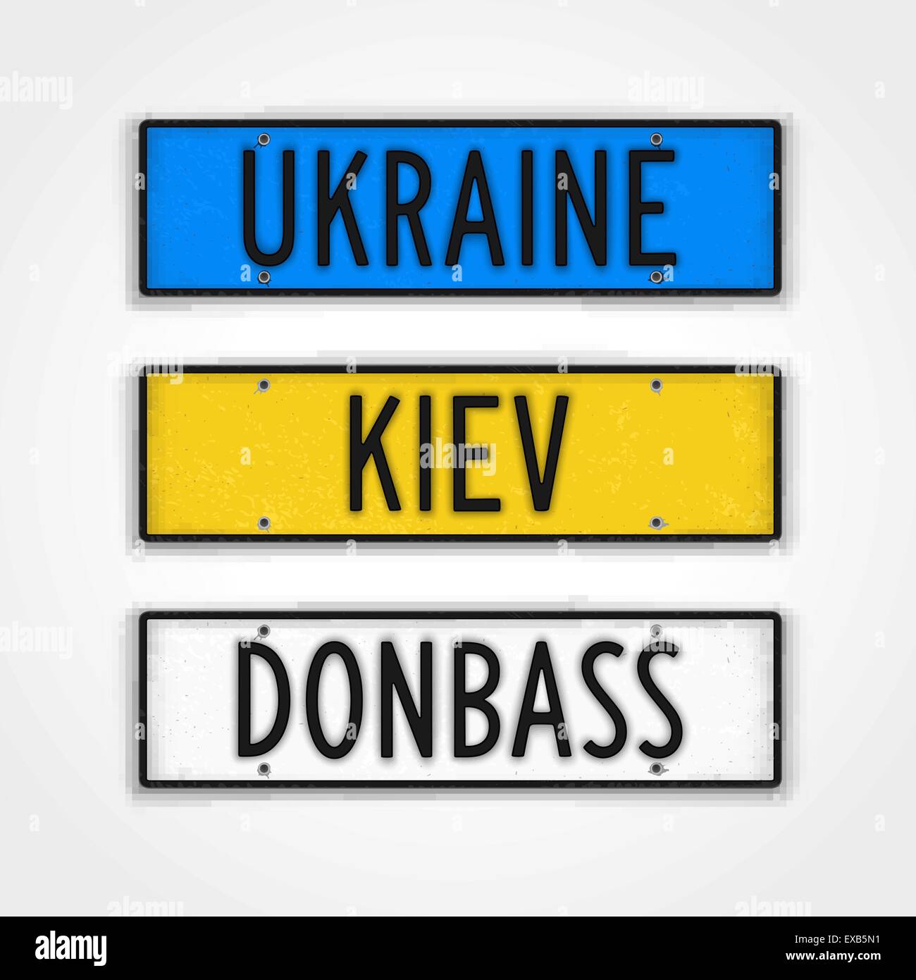 stylized-signboards-stock-vector-images-alamy