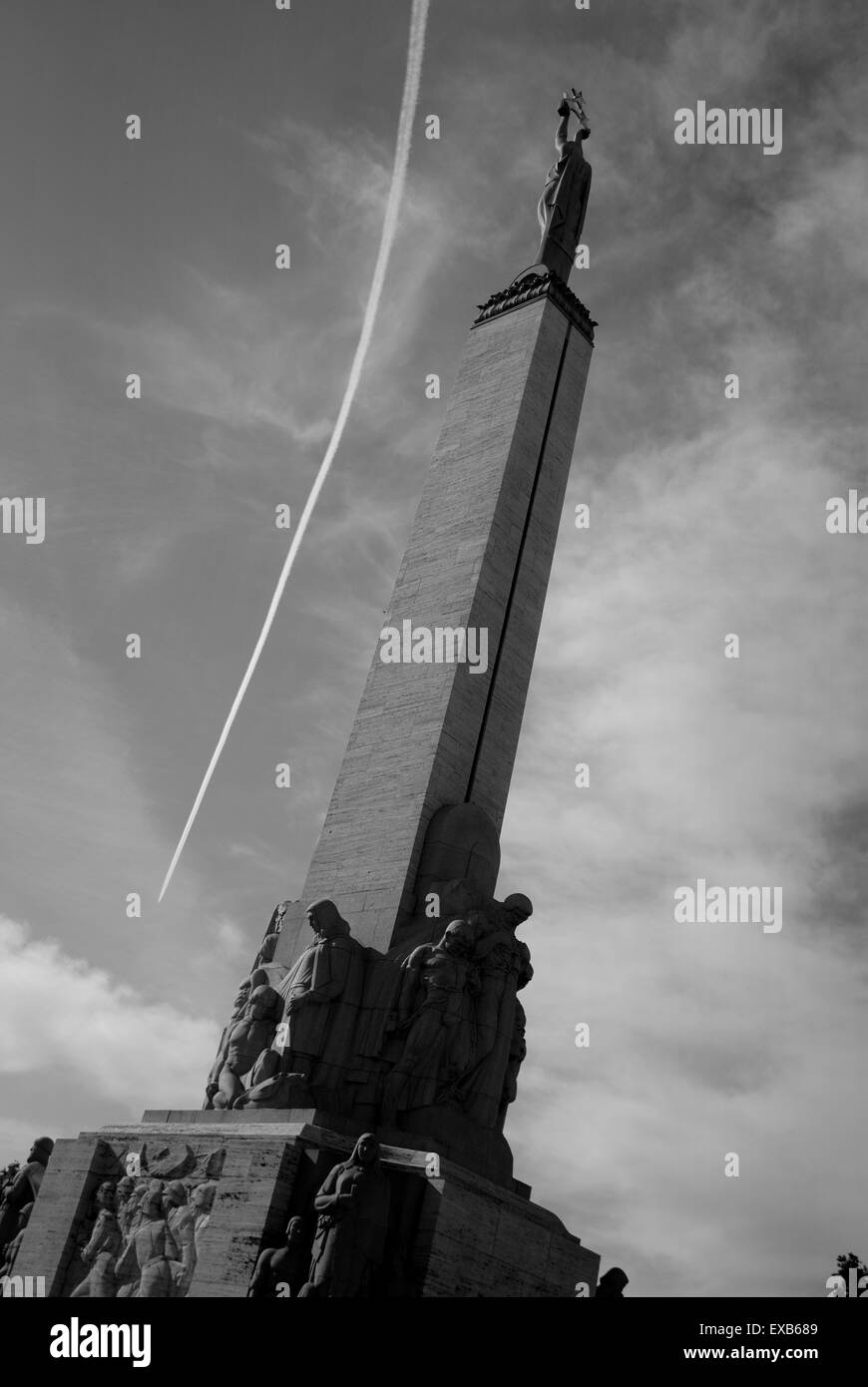 The Freedom Monument, Riga, Latvia Stock Photo - Alamy