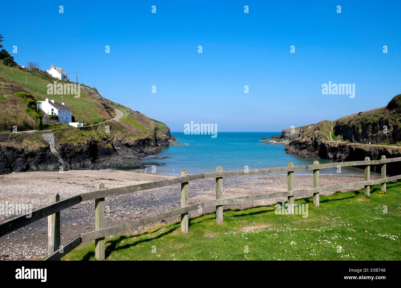 Port Gaverne in North Cornwall, England, UK Stock Photo Alamy
