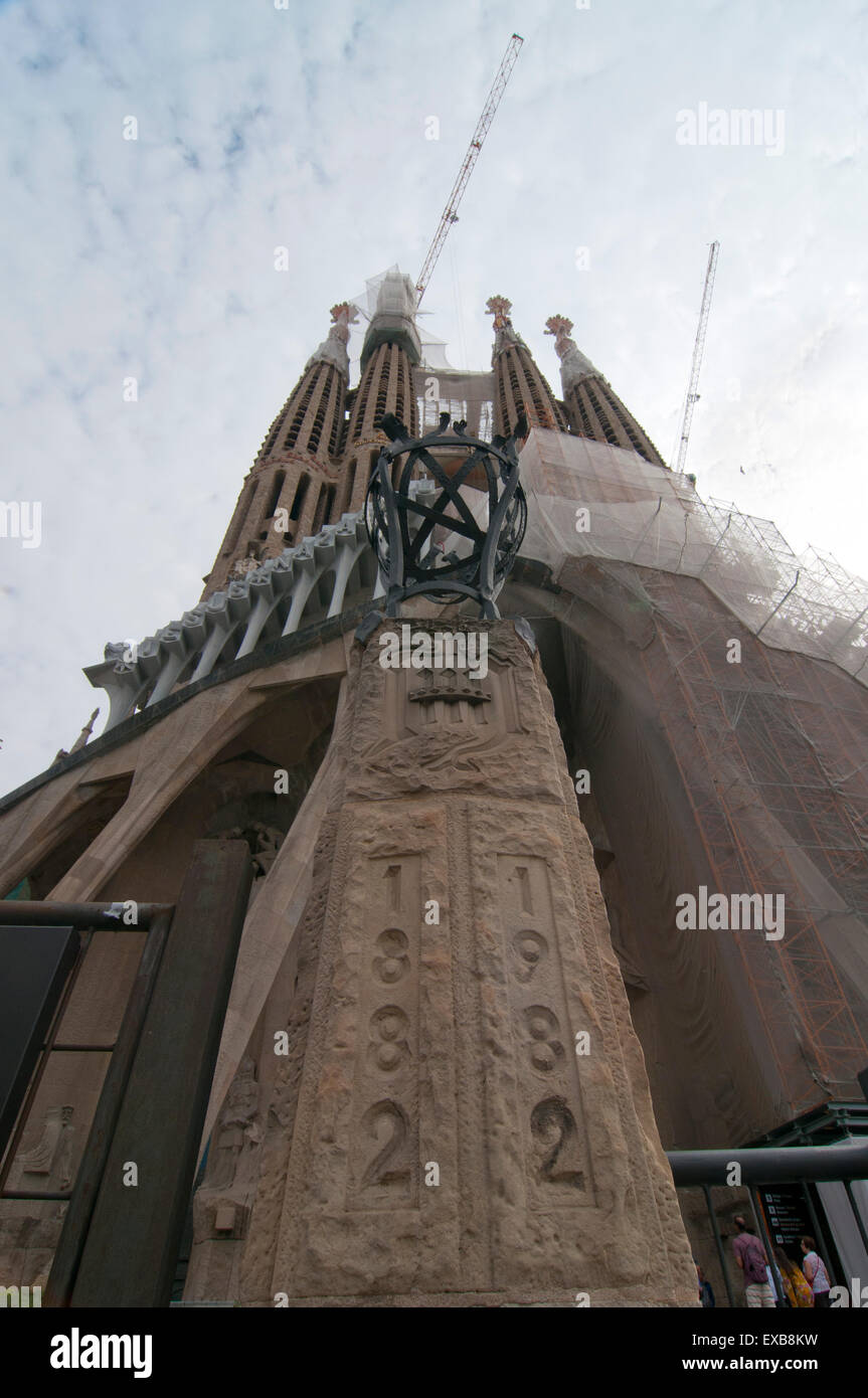 Passion Facade, La Sagrada Familia Stock Photo Alamy