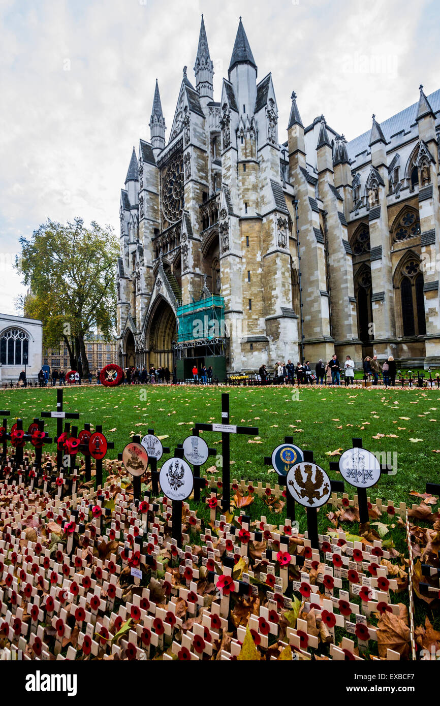 Remembrance day memorial at Westminster Cathedral in London Stock Photo ...