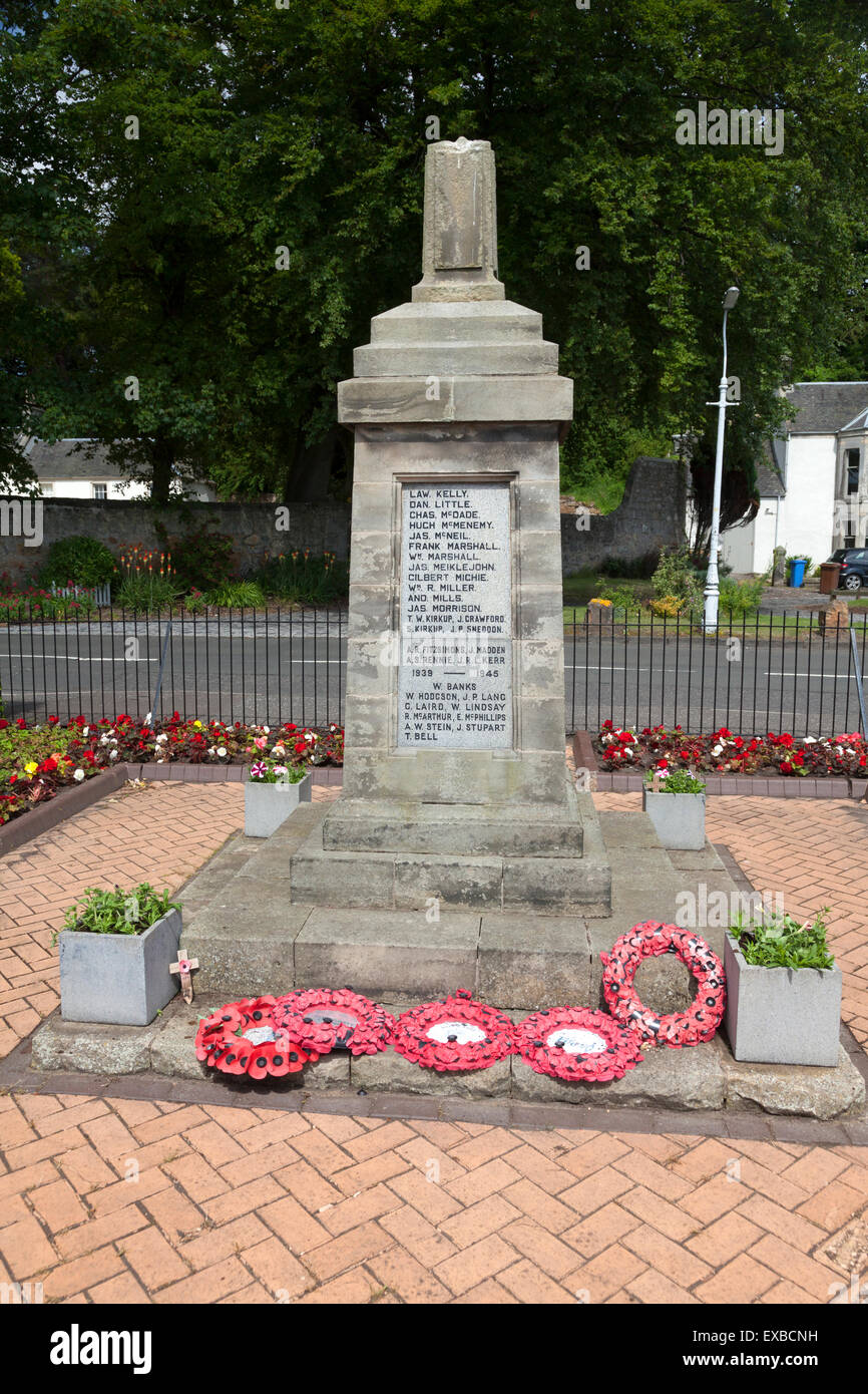 War memorial, Culross, Fife Stock Photo