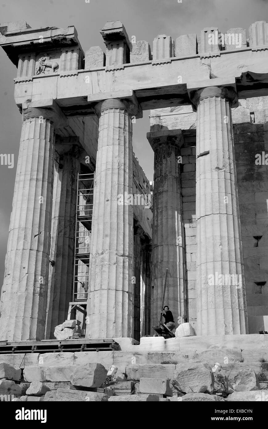 Acropolis restoration hires stock photography and images Alamy