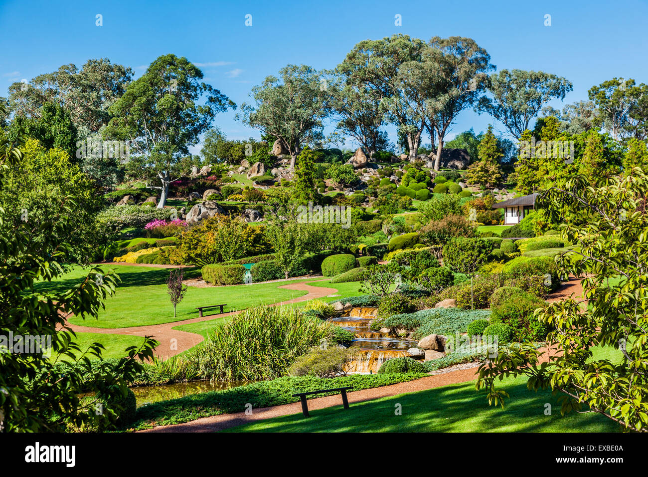 Australia, New South Wales, Central West Region, Cowra Japanese Garden Stock Photo