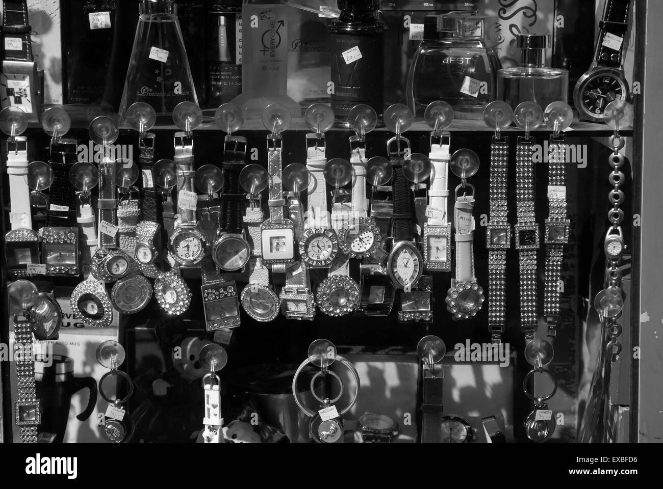 Watch shop, Cairo, Egypt Stock Photo