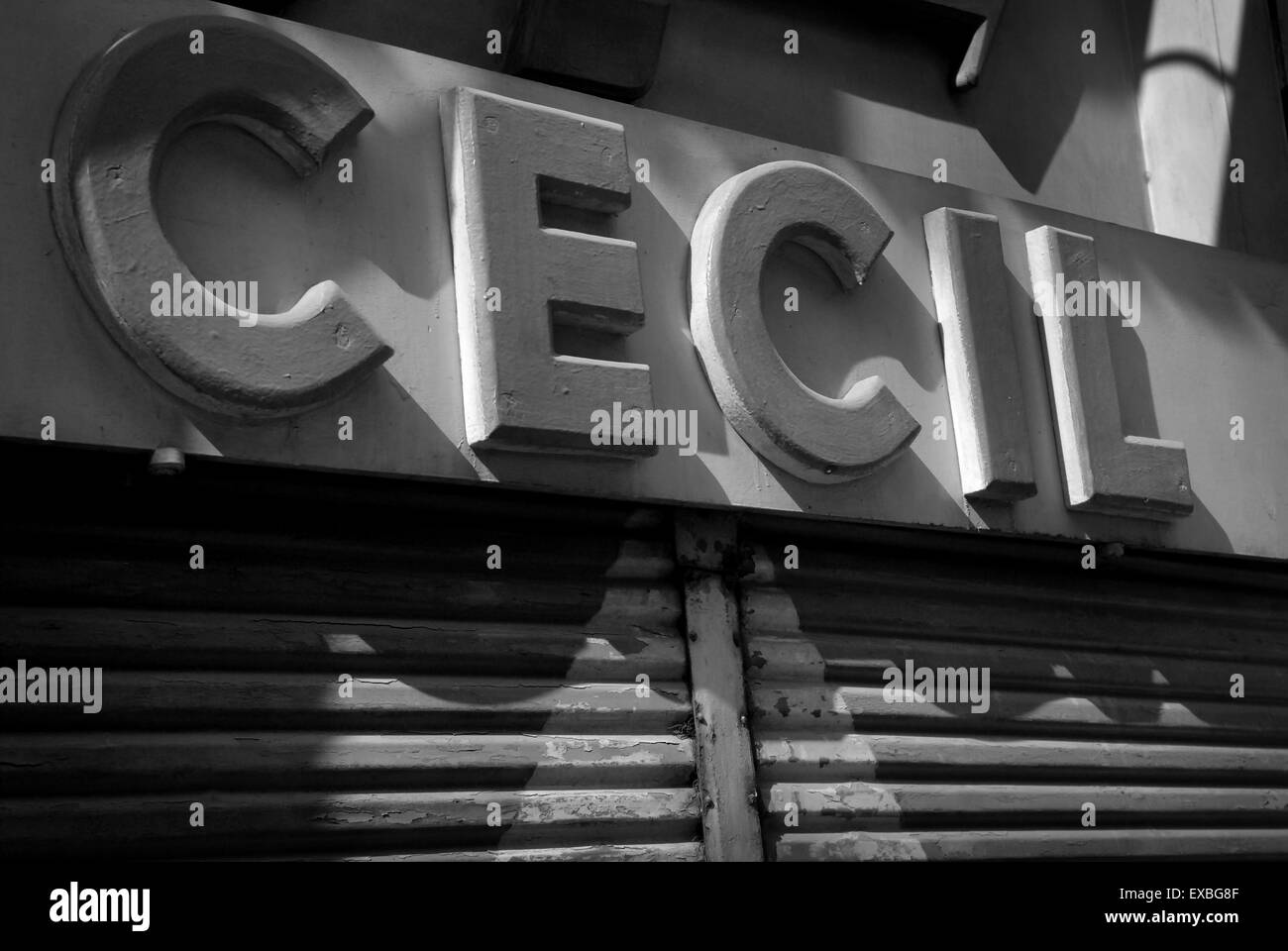 'Cecil' shop front, Cairo, Egypt Stock Photo