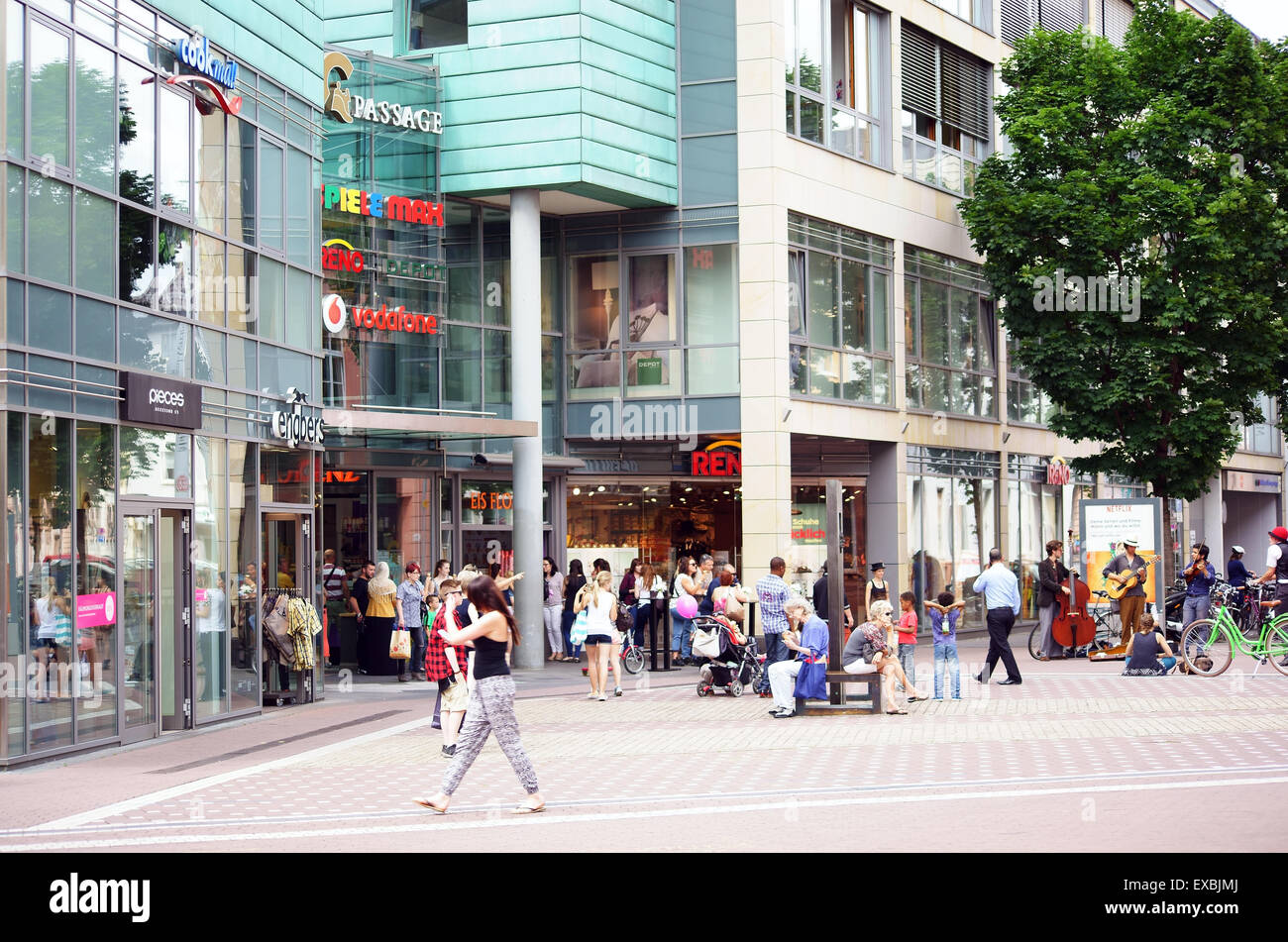 Shopping Center Mainz Stock Photo Alamy