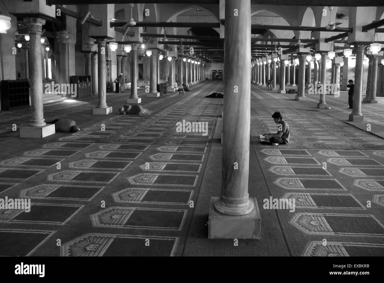 Al-Azhar Mosque, Cairo Stock Photo