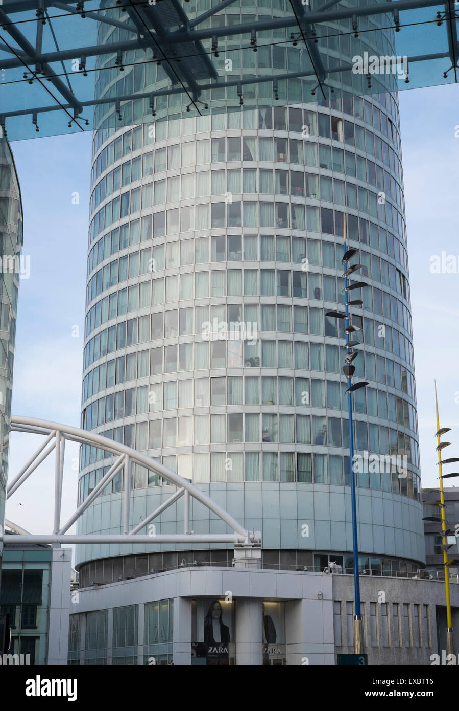 Office and apartment buildings in Birmingham city centre Stock Photo