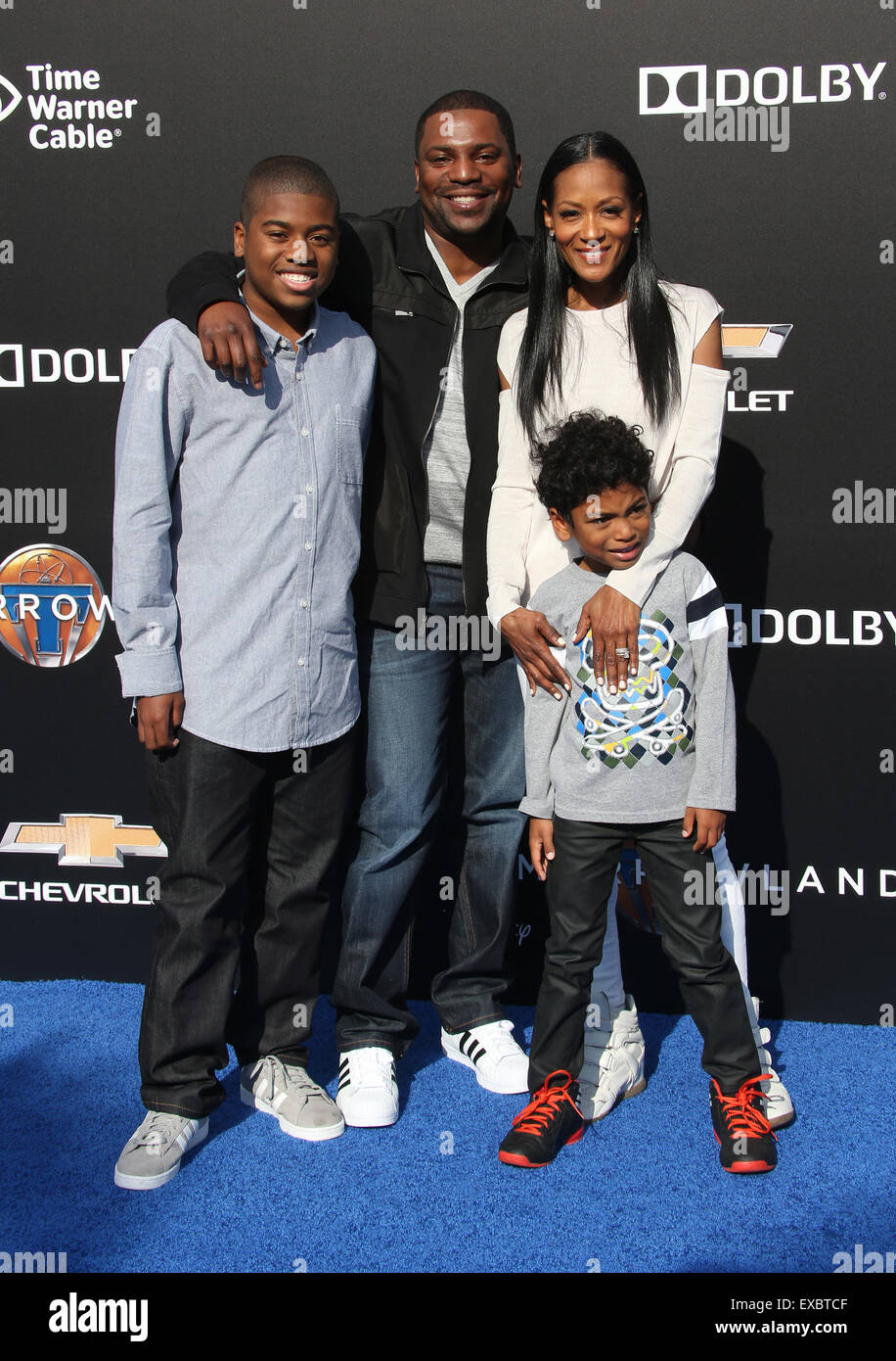 Mekhi phifer family hi-res stock photography and images - Alamy