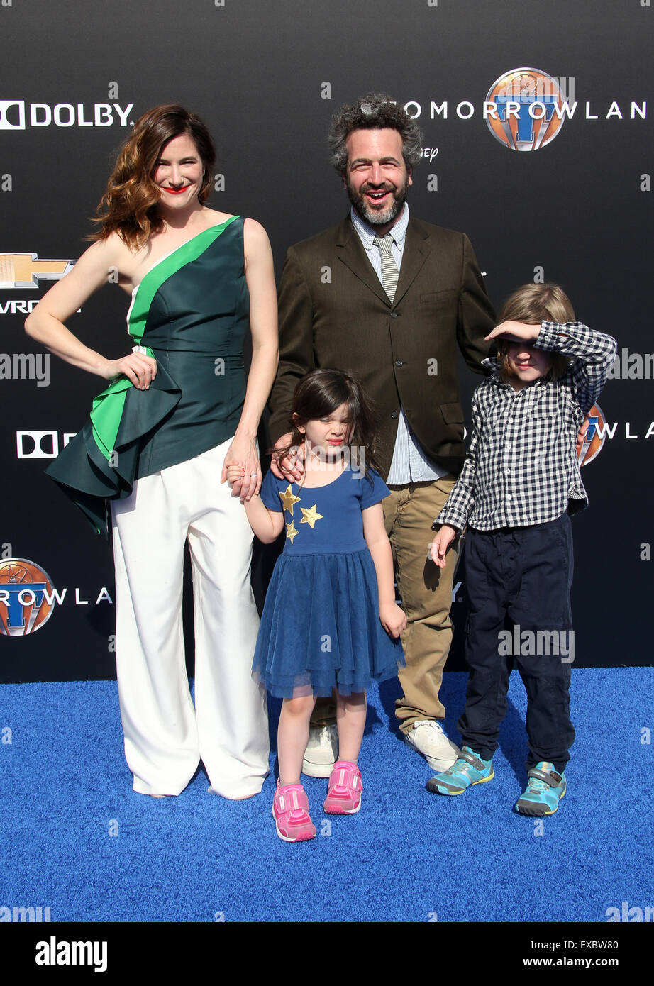 The world premiere of Disney's 'Tomorrowland' - Arrivals Featuring: Kathryn  Hahn, Karen Bunker Hahn, Ethan Sandler, William Hahn Where: Anaheim,  California, United States When: 09 May 2015 Stock Photo - Alamy