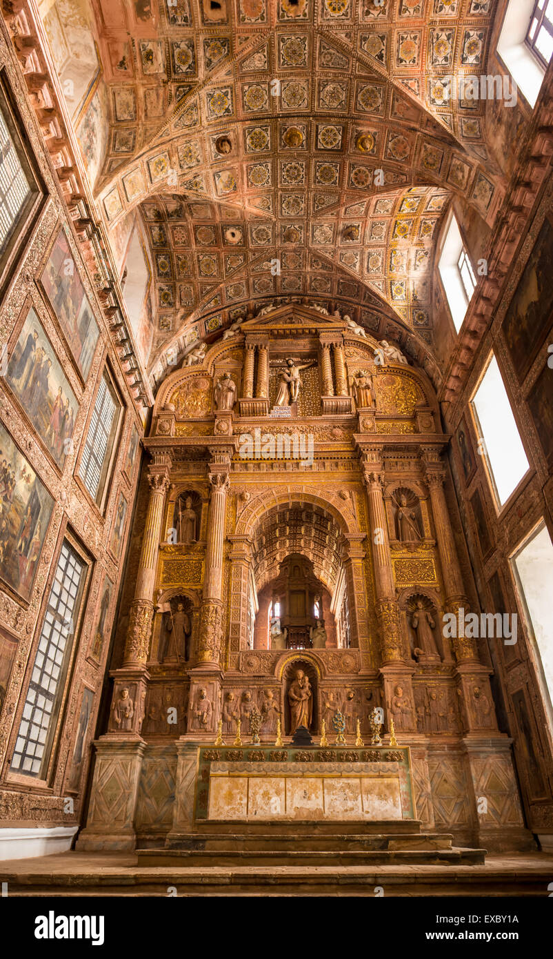 Interior View Of A Modern Church With Empty Pews Stock Photo