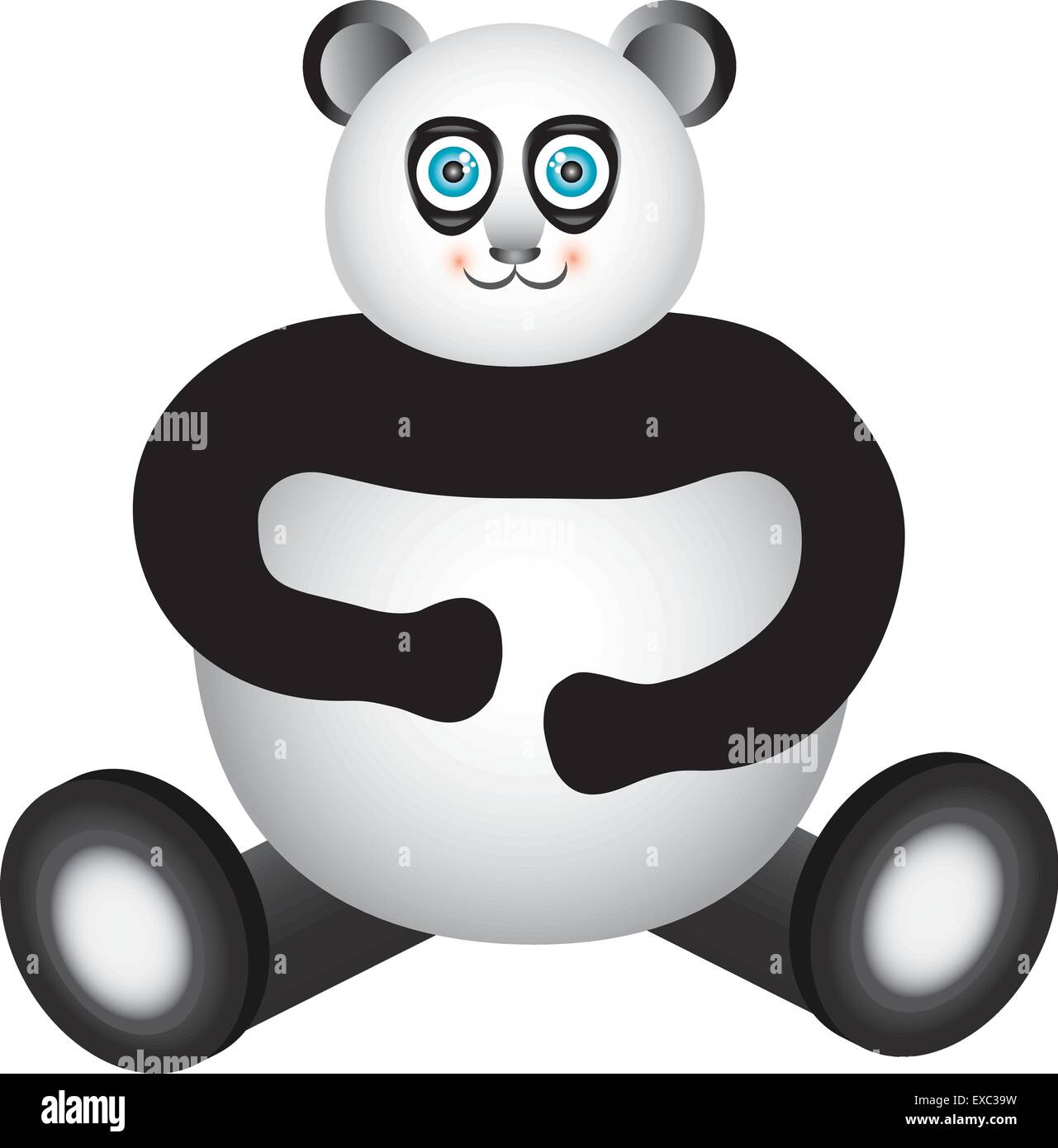 Panda Stock Vector Images - Alamy