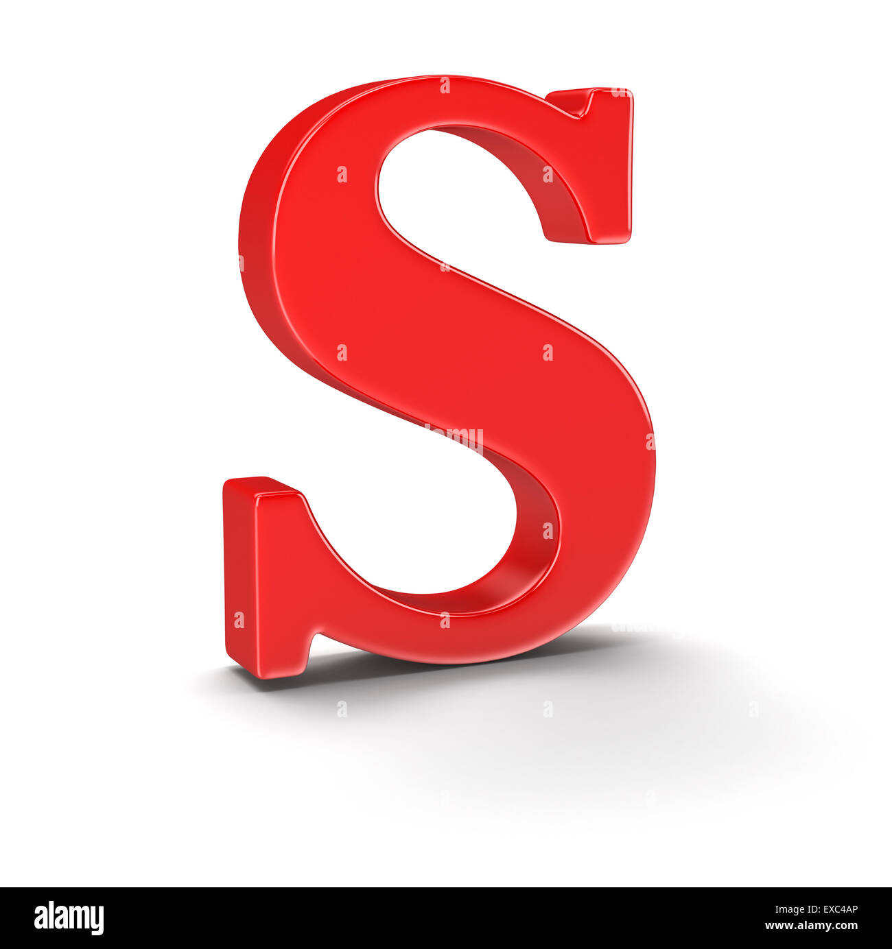 Letter S (clipping path included Stock Photo - Alamy