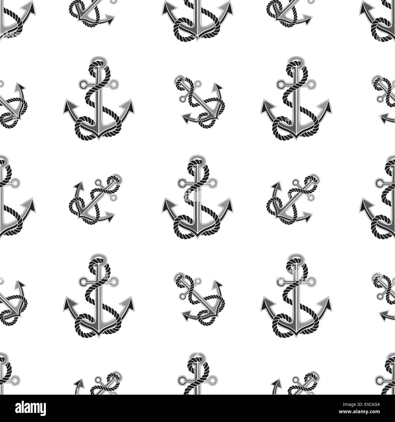 Seamless nautical pattern Stock Vector Image & Art - Alamy