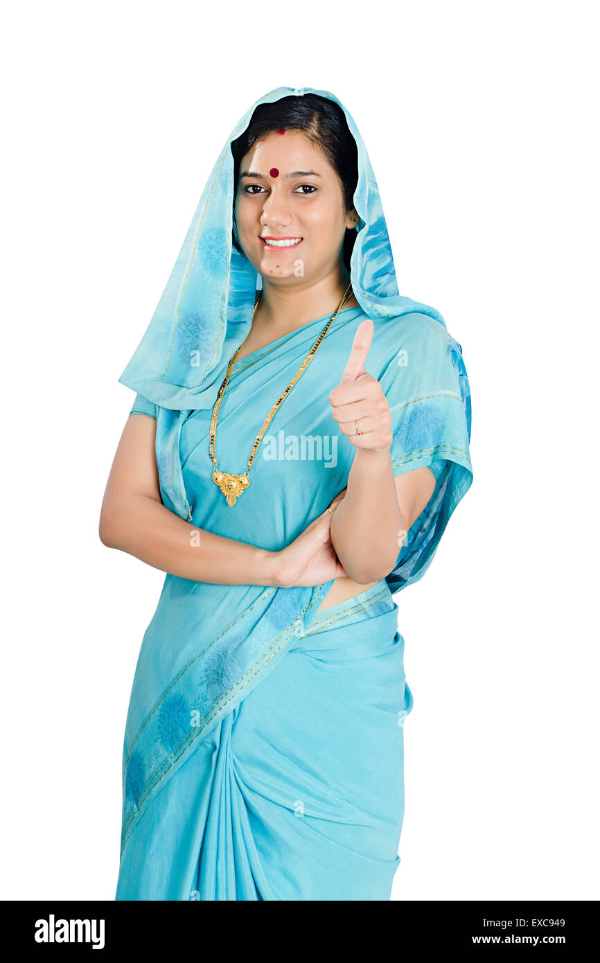 Indian woman housewife thumbs up hi-res stock photography and images ...