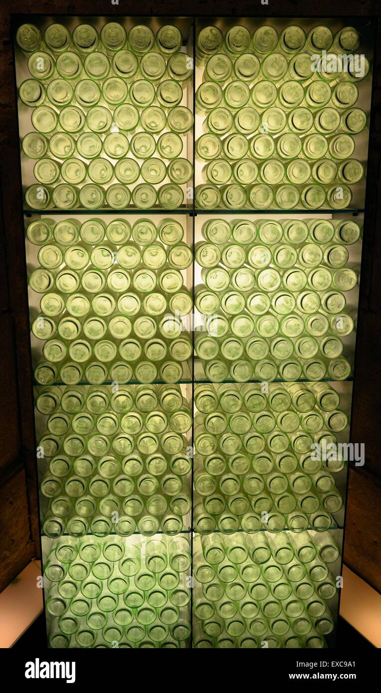 Pile of empty bottles beer wine hi-res stock photography and images - Alamy
