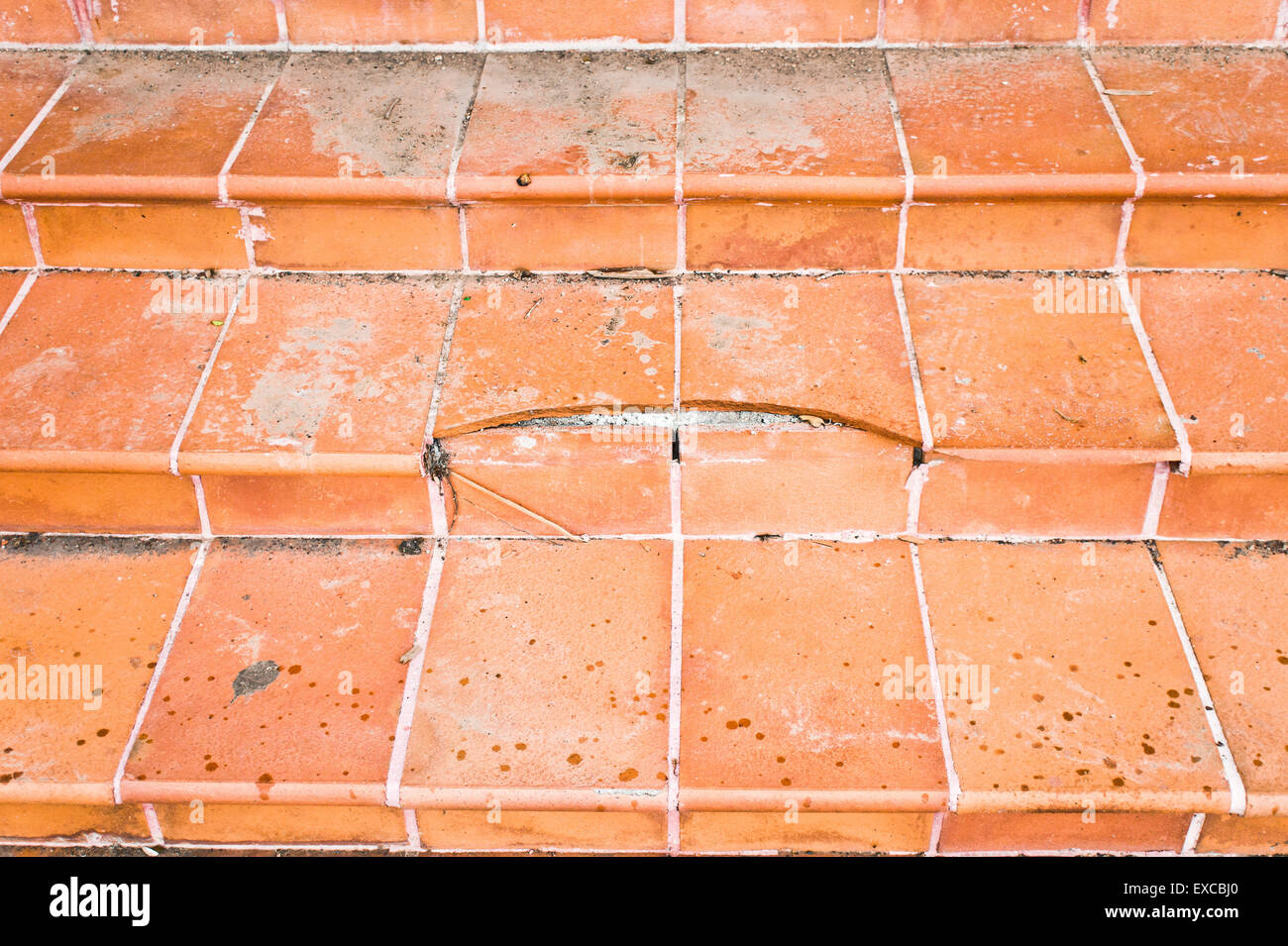 Broken tiles and concrete hi-res stock photography and images - Alamy