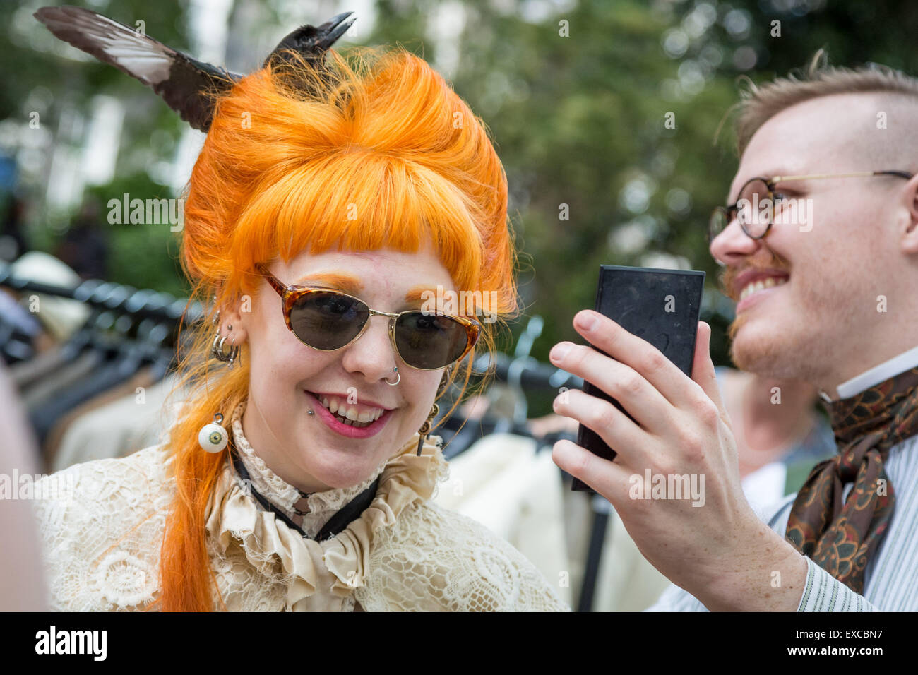 London, UK. 11th July, 2015. The Chap Olympiad 2015 Credit:  Guy Corbishley/Alamy Live News Stock Photo