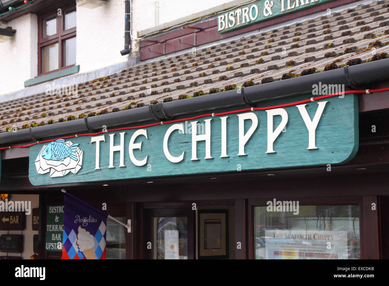 The Seaforth Chippy, Ullapool, Highlands, Scotland Stock Photo