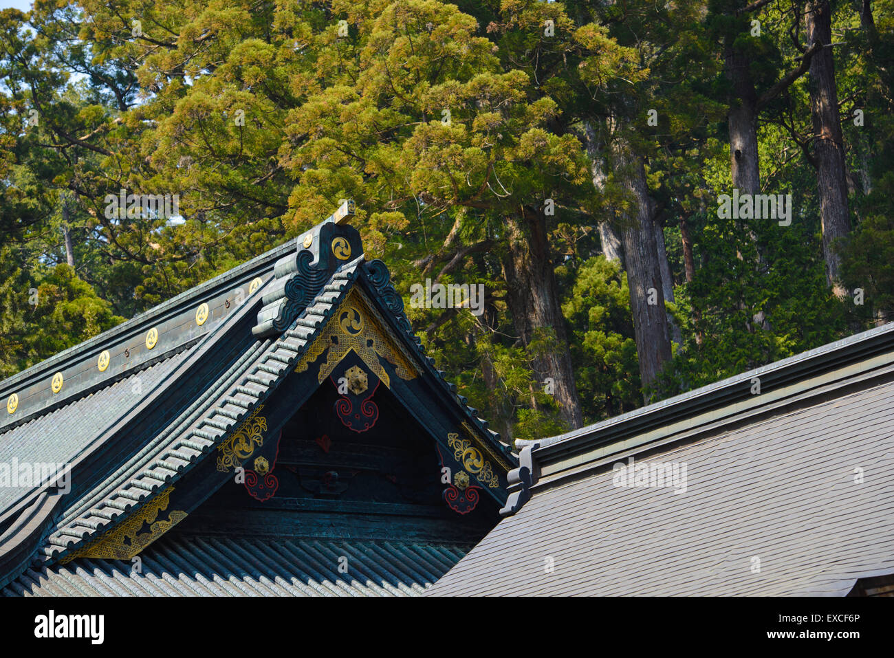Beautiful traditional japanese roof Stock Photo - Alamy