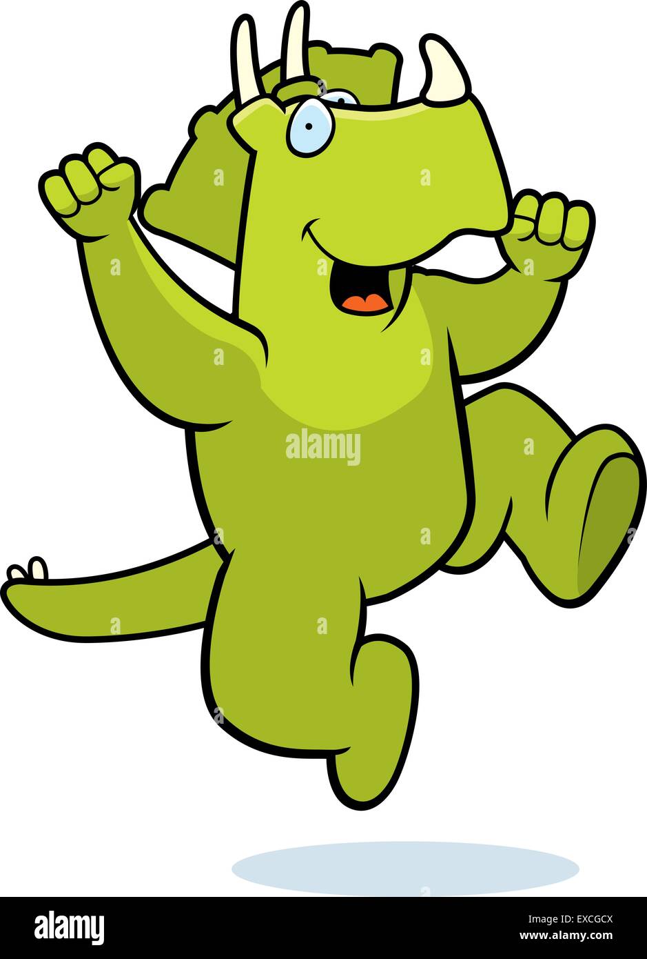 Jumping dinosaur Stock Vector Images - Alamy