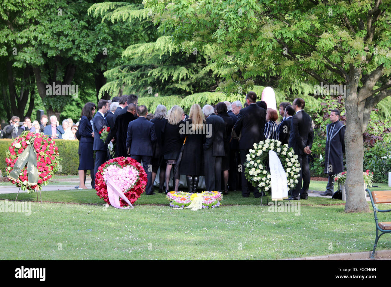Funeral of Udo Jürgens at Wiener Zentralfriedhof Featuring Atmosphere