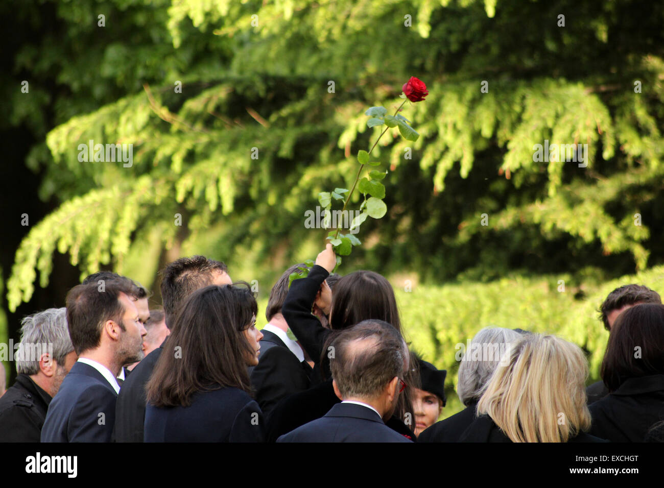 Funeral of Udo Jürgens at Wiener Zentralfriedhof Featuring Atmosphere