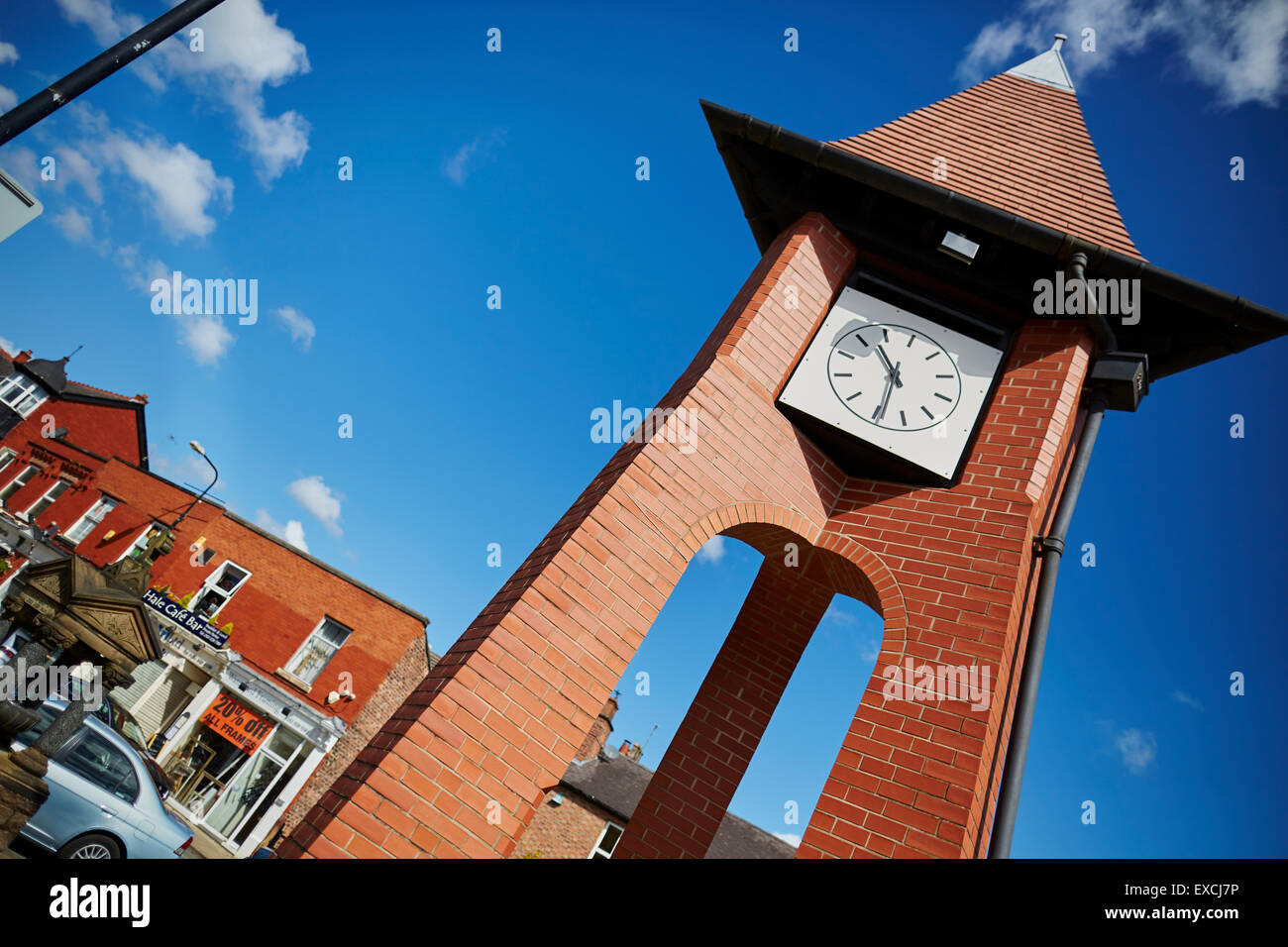 The village millennium clock brick built hales millennium clock tower