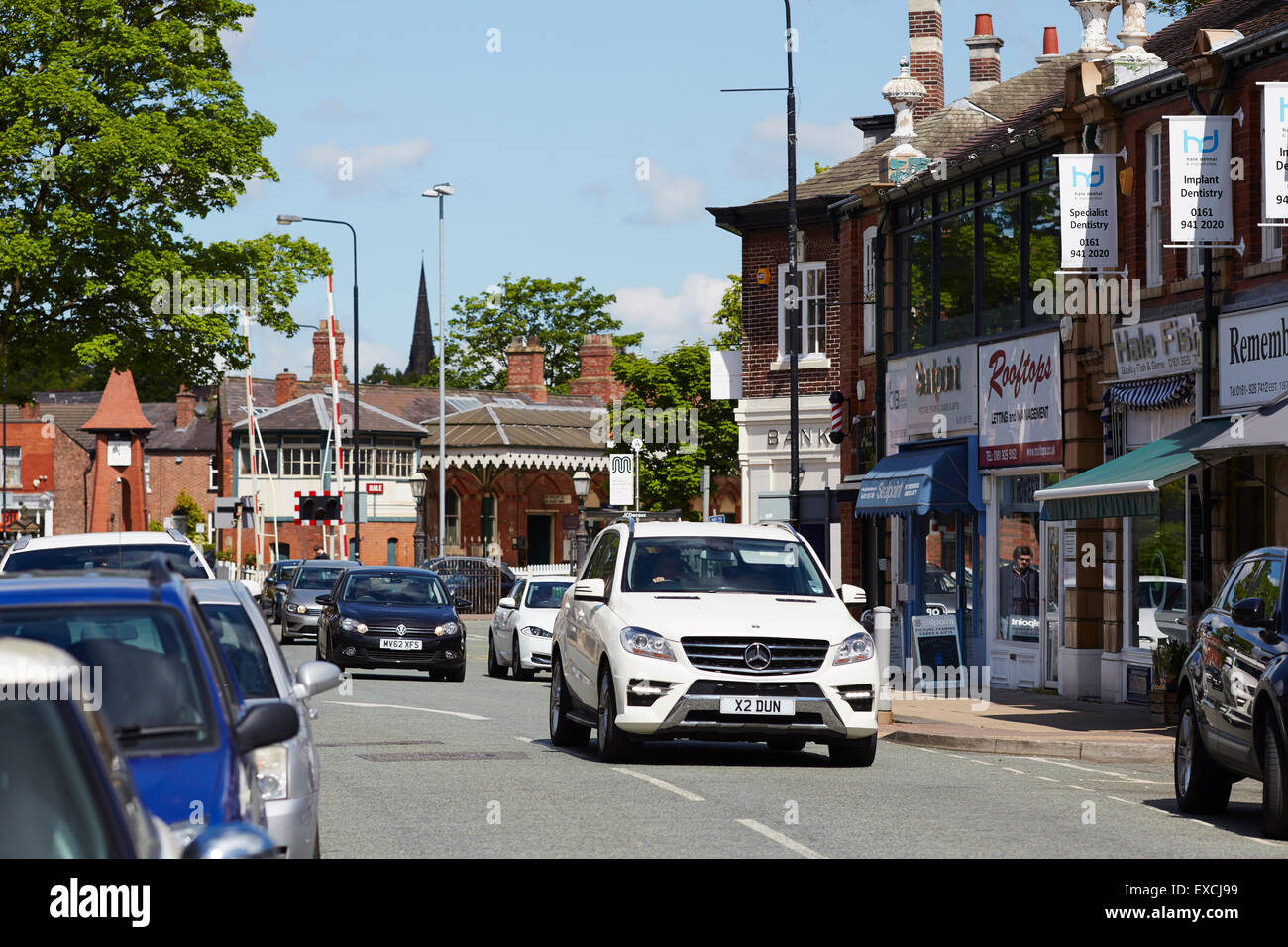 Ashley Road in Hale Cheshire UK Hale is a village and electoral ward
