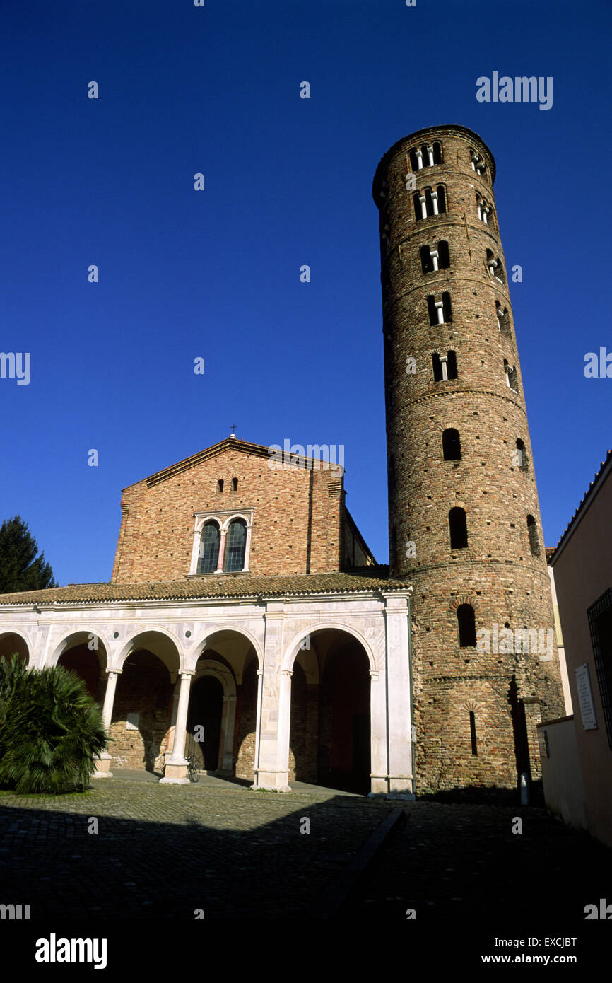 Italy, Emilia Romagna, Ravenna, basilica of Sant'Apollinare Nuovo Stock Photo