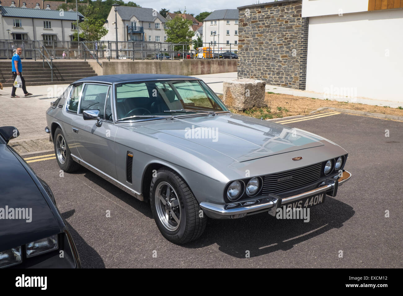 Jensen Interceptor III classic British Car Stock Photo Alamy