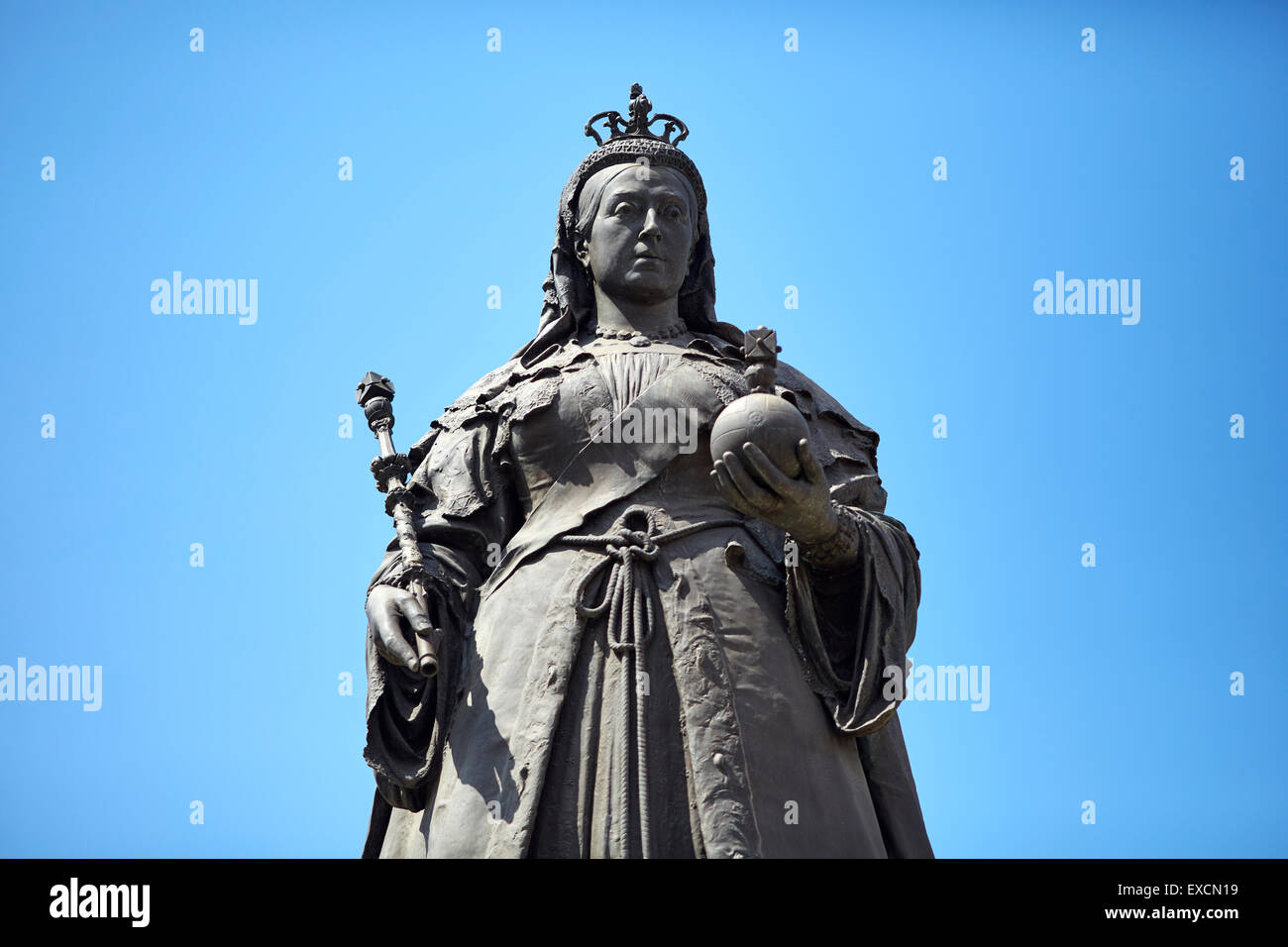 Pictures around Southport Pictured Statue of Queen Victoria on Neville Street by sculpture Sir