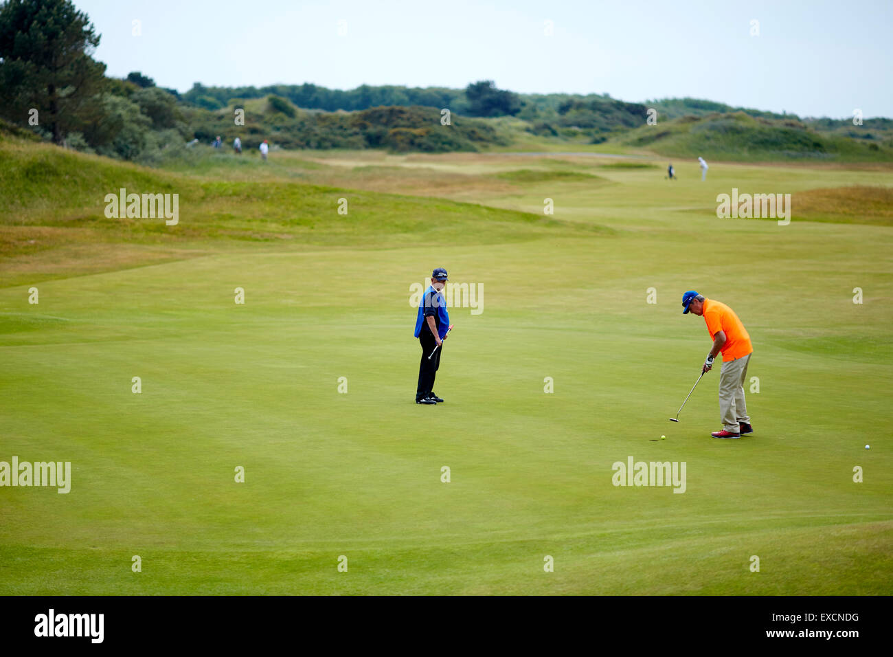 Pictures around Southport   Pictured Founded as Birkdale Golf Club in 1889, the club was awarded 'Royal' status in 1951.[1] Birk Stock Photo