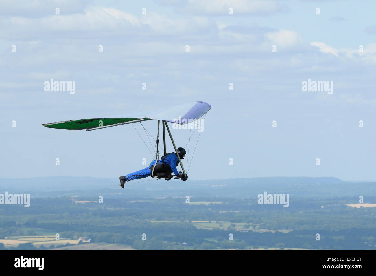 Hanggliding at Devils Dyke Sussex England UK Stock Photo Alamy