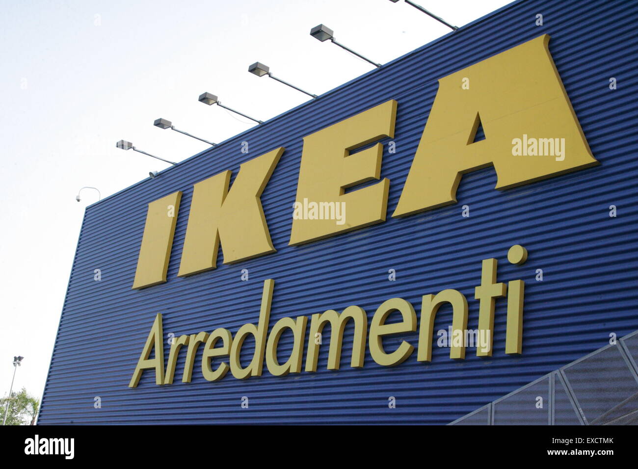 Casoria Italy 11th July 2015 The Ikea Store Employees Organized