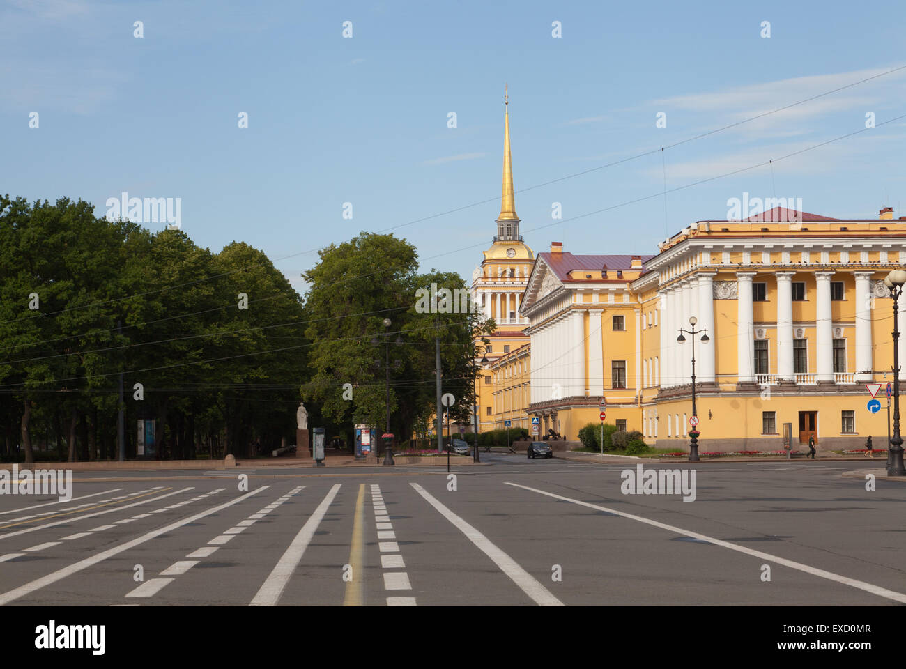 The Admiralty building, St. Petersburg, Russia. Stock Photo