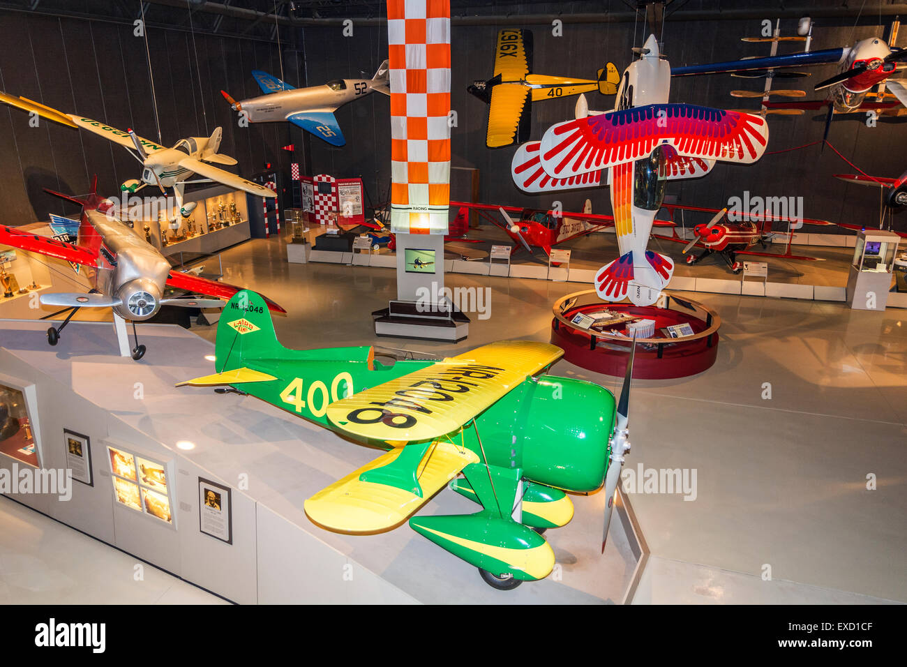 Wisconsin, Oshkosh, EAA AirVenture Museum, air racing circa 1930s, and ...