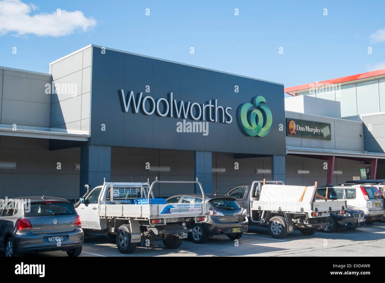 Woolworths supermarket grocery store in Mona Vale,Sydney,Australia