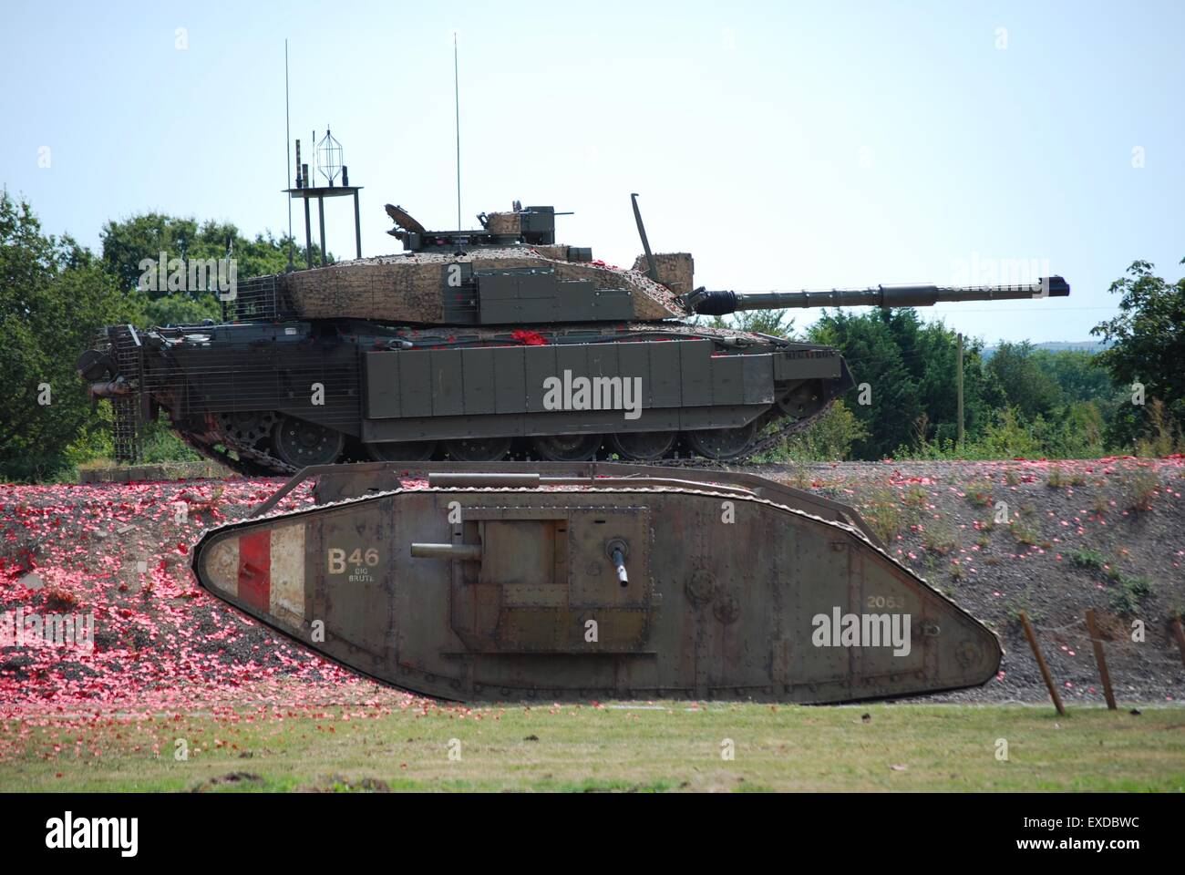 Bovington Tank Museum Dorset UK Army Tank Passing A First World War bovington-tank-museum-dorset-uk-army-tank-passing-a-first-world-war
