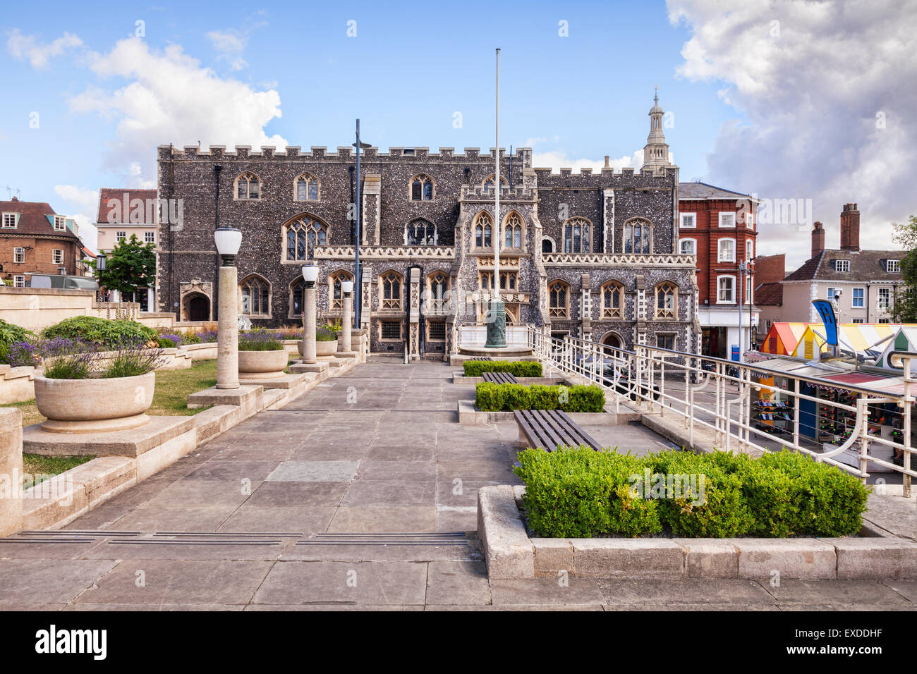 The Guildhall, one of the 12 Heritage Buildings of Norwich, Norfolk, England. Stock Photo