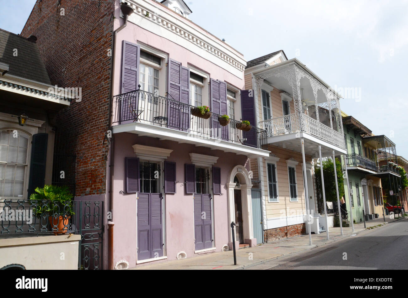 french quarter new orleans house Stock Photo Alamy