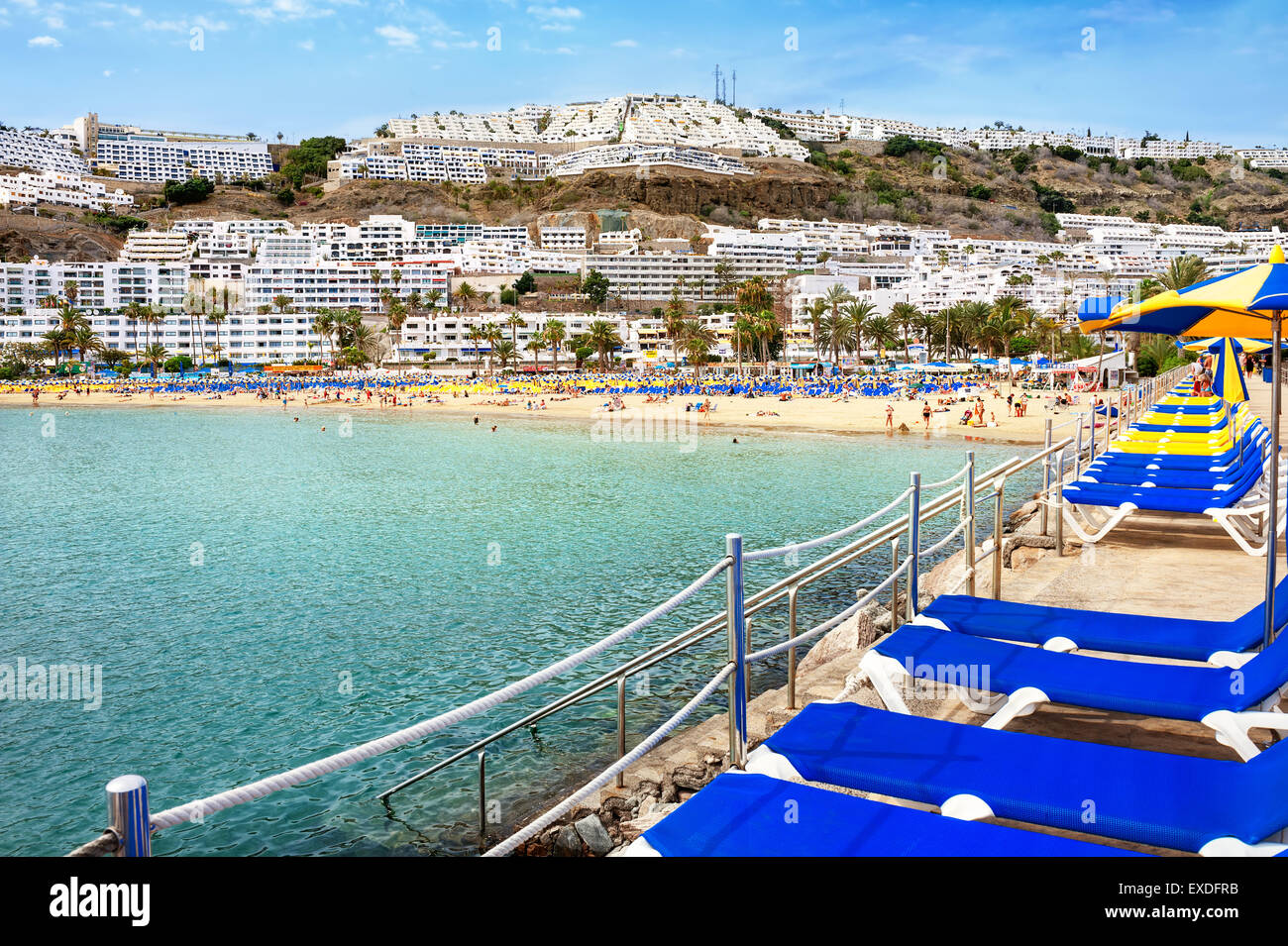 Puerto Rico's beach. Gran Canaria. Canary Islands Stock Photo Alamy