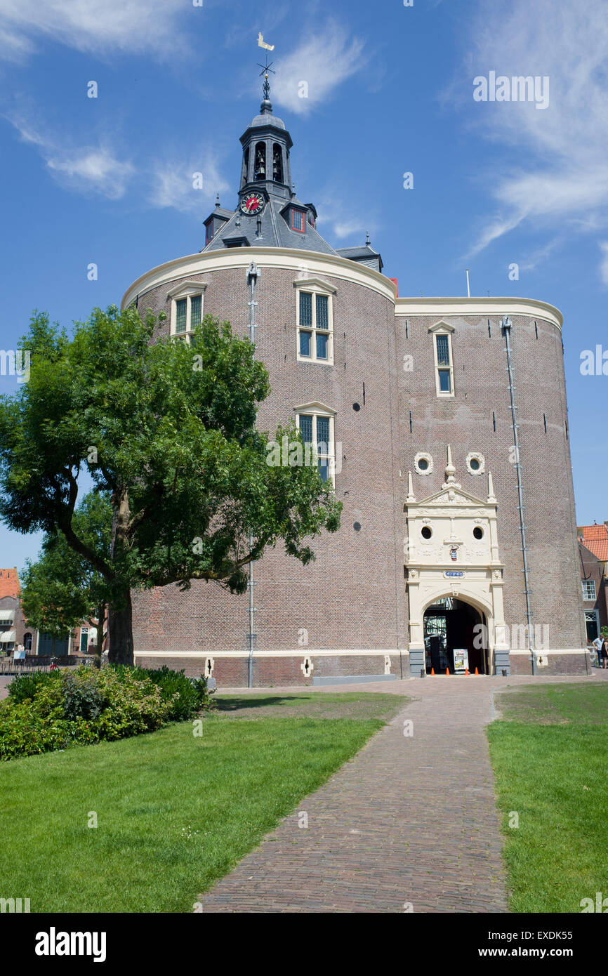 Enkhuizen tower Dromedaris Holland Dutch Stock Photo