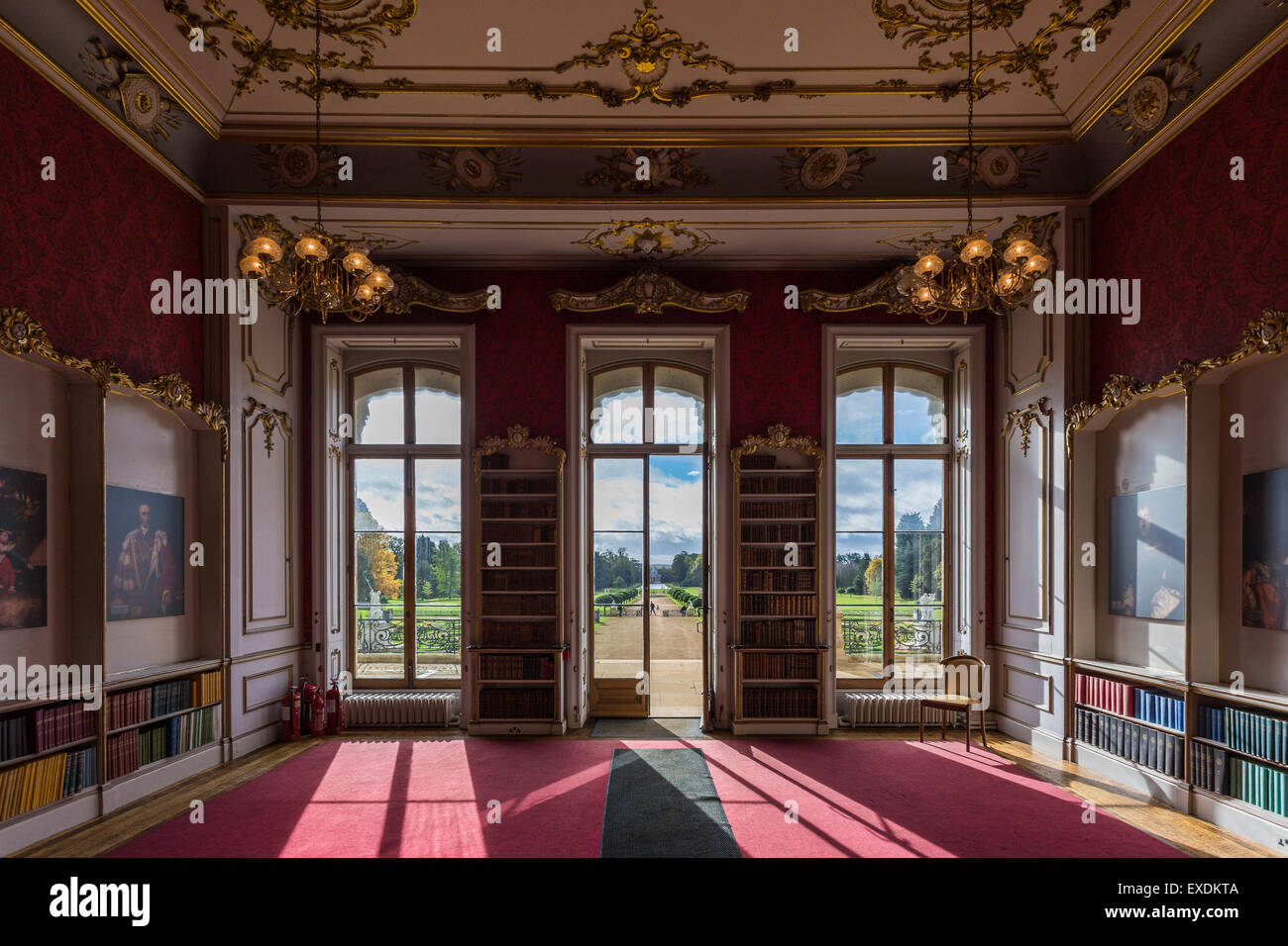 Room in Wrest Park Mansion House, near Silsoe, Bedfordshire, England Stock Photo