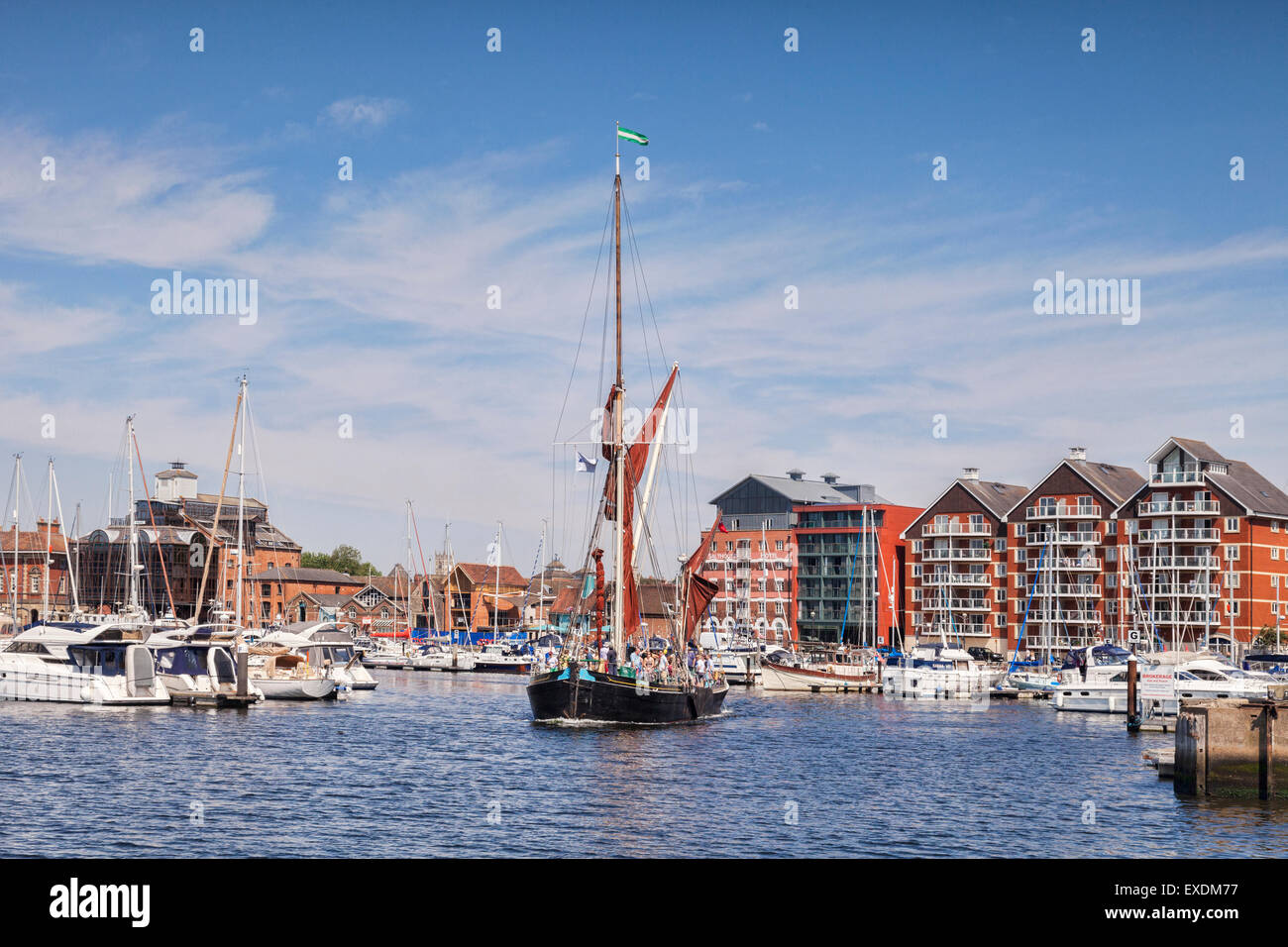 Ipswich Marina, Ipswich, Suffolk, England Stock Photo - Alamy