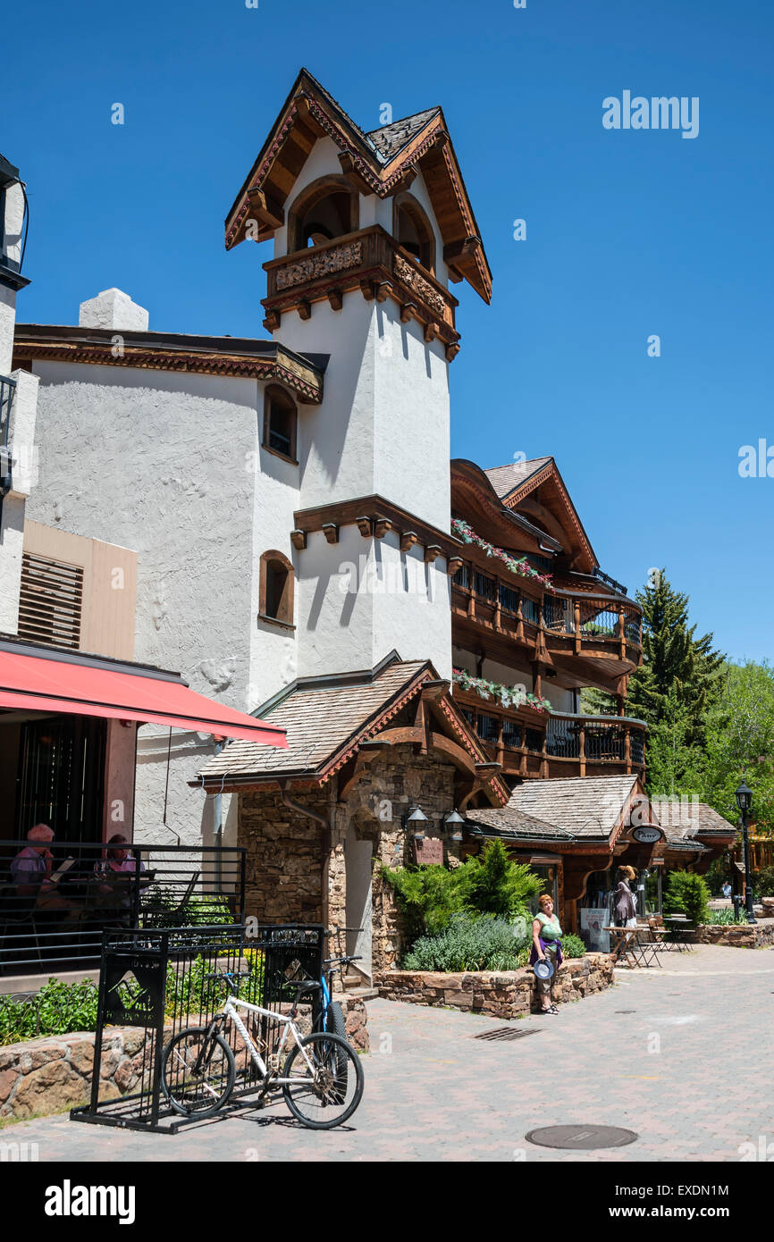 Little Bavaria in Town of Vail , Colorado, USA, North America, United States Stock Photo