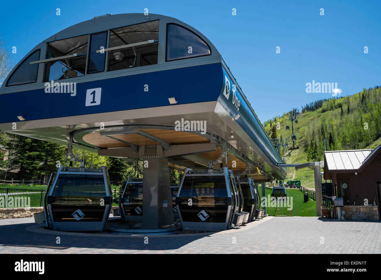 The Town of Vail , Colorado, USA, North America, United States Stock ...