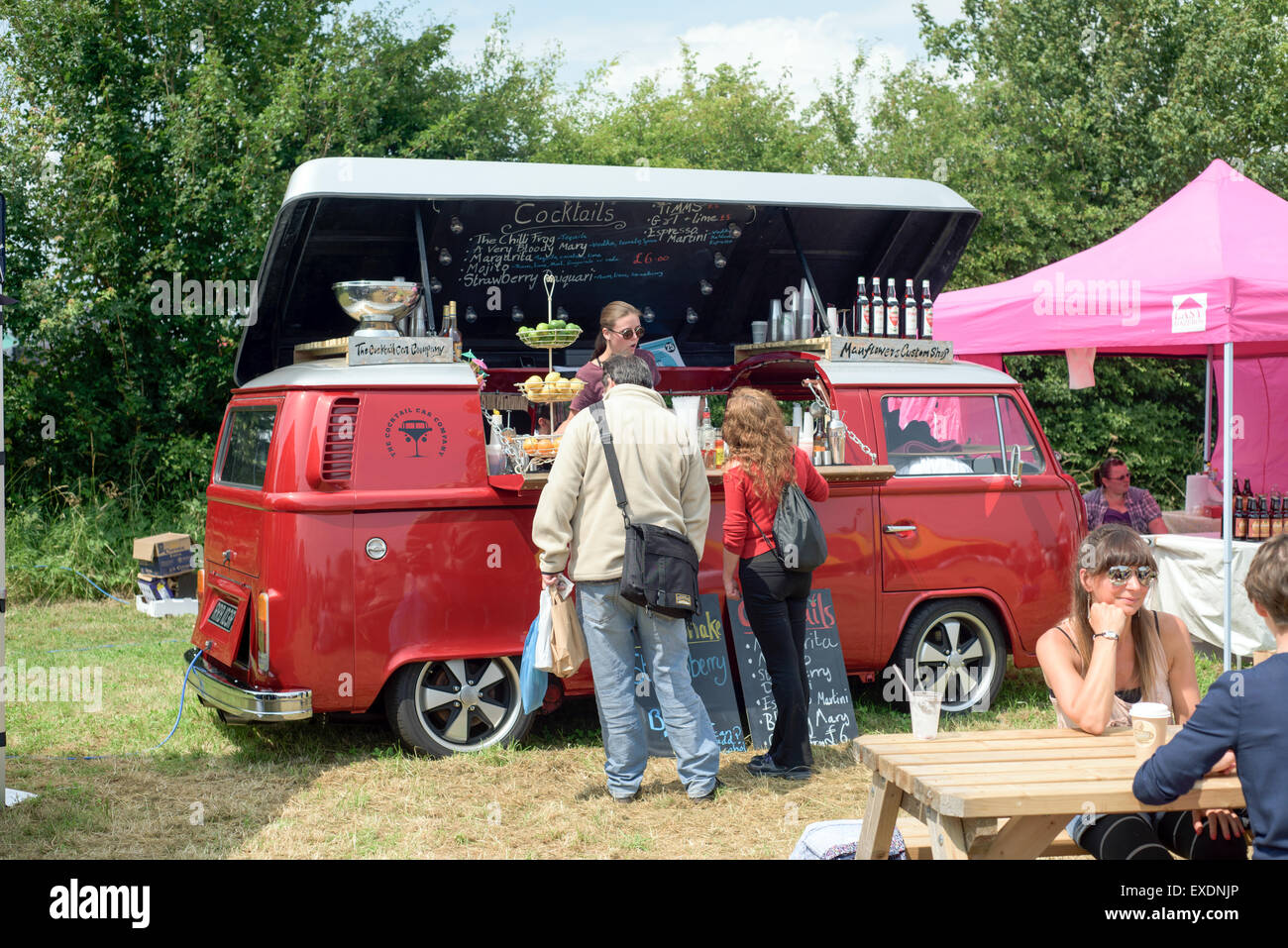 Rolleston, Nottinghamshire, UK. 12th July, 2015. Nottingham band 'Hey